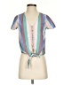 Madewell Blue Short Sleeve Blouse Size XXS - photo 1