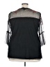 Torrid Black 3/4 Sleeve Blouse Size 3X Plus (3) - photo 2