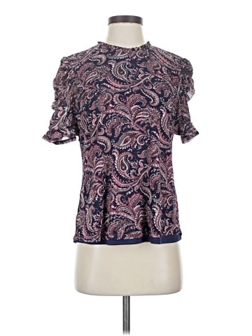 Sara Michelle Short Sleeve Blouse (view 1)