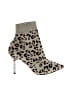 Neiman Marcus Animal Print Gray Ankle Boots Size 8 - photo 1