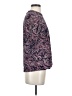 Sara Michelle Paisley Purple Short Sleeve Blouse Size S - photo 4