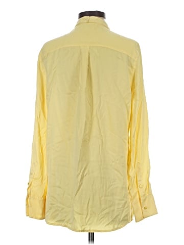 Equipment Long Sleeve Silk Top (view 2)