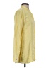 Equipment Color Block Yellow Long Sleeve Silk Top Size S - photo 4