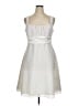 DressBarn 100% Polyester White Cocktail Dress Size 16 - photo 1