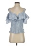 Veronica Beard 100% Cotton Blue Sleeveless Blouse Size 0 - photo 1