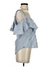 Veronica Beard 100% Cotton Blue Sleeveless Blouse Size 0 - photo 4