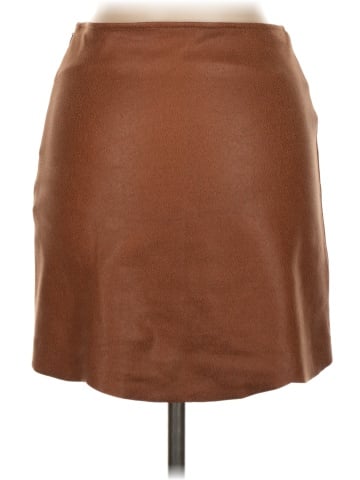 Liberty Garden Faux Leather Skirt (view 2)