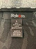 Style&Co 100% Nylon Black Short Sleeve Blouse Size L - photo 7