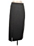 14th & Union Solid Gray Casual Skirt Size L - photo 2