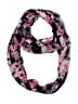 Unbranded Floral Pink Black Scarf One size - photo 1