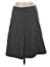 Tahari Chevron-herringbone Gray Wool Skirt Size S - photo 1