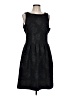 Elle 100% Polyester Graphic Black Cocktail Dress Size 12 - photo 1