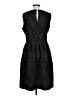 Elle 100% Polyester Graphic Black Cocktail Dress Size 12 - photo 2