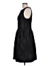 Elle 100% Polyester Graphic Black Cocktail Dress Size 12 - photo 5