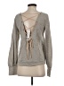 Willow & Clay Gray Long Sleeve Top Size S - photo 2