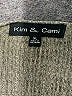 Kim & Cami Metallic Silver Short Sleeve Top Size XL - photo 7