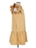 Unbranded 100% Polyester Tan Casual Dress Size M - photo 4