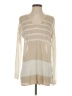 E3 by Etcetera 100% Linen Tan Pullover Sweater Size S - photo 1