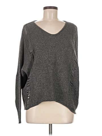 Hem & Thread Pullover Sweater (view 1)