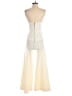 Venus Color Block Ivory Jumpsuit Size 4 - photo 2