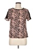 Olivia Moon 100% Polyester Pink Short Sleeve Blouse Size M - photo 1