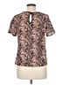 Olivia Moon 100% Polyester Pink Short Sleeve Blouse Size M - photo 2