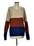 Trendyol Color Block Tan Pullover Sweater Size S - photo 1