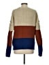 Trendyol Color Block Tan Pullover Sweater Size S - photo 2
