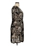 Assorted Brands Animal Print Brown Casual Dress Size 14 - photo 4