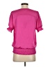 1.State 100% Polyester Pink Short Sleeve Blouse Size S - photo 2