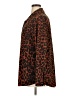 Grace & Lace Animal Print Brown Long Sleeve Blouse Size XL - photo 5