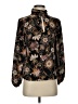 Evereve 100% Polyester Black Long Sleeve Blouse Size XS - photo 1