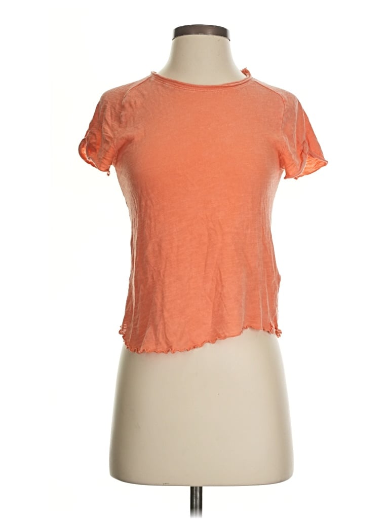 Pre-owned We The Free Short Sleeve T-shirt In Orange