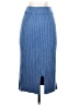 Unbranded Chevron-herringbone Blue Casual Skirt Size 24 waist (estimated) - photo 2