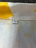 Unbranded 100% Polyester Floral Yellow Long Sleeve Blouse Size L - photo 7