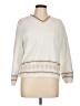 Lizgolf 100% Cotton Ivory Pullover Sweater Size L - photo 1