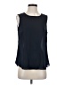 DKNY 100% Polyester Black Sleeveless Blouse Size S - photo 1