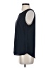 DKNY 100% Polyester Black Sleeveless Blouse Size S - photo 5