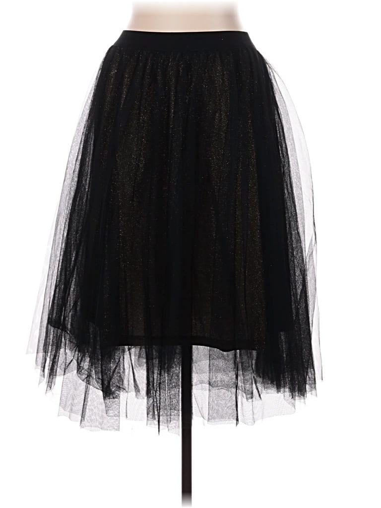 Pre-owned Esley Formal Skirt In Black