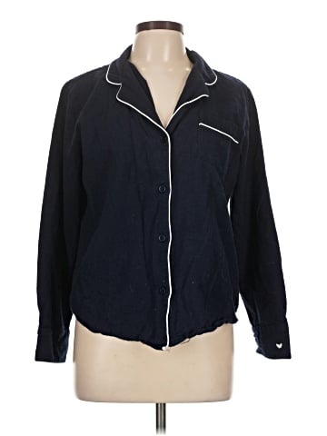 Petite Plume Long Sleeve Button-Down Shirt (view 1)