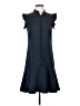 Ellen Tracy 100% Polyester Solid Blue Casual Dress Size 2 - photo 1