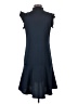 Ellen Tracy 100% Polyester Solid Blue Casual Dress Size 2 - photo 2