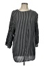 Unbranded Gray Black 3/4 Sleeve Blouse Size L (estimated) - photo 1