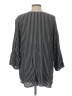 Unbranded Gray Black 3/4 Sleeve Blouse Size L (estimated) - photo 2