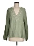 Shein Green Long Sleeve Blouse Size 6 - photo 1