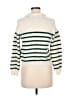 DAZY Stripes Ivory Pullover Sweater Size M - photo 2