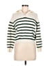 DAZY Stripes Ivory Pullover Sweater Size M - photo 1