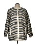 H&M 100% Polyester Stripes Gold Jacket Size 12 - photo 1