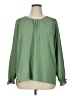 Jessica Simpson 100% Polyester Green Long Sleeve Blouse Size XL - photo 1