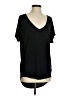 Express One Eleven Black Short Sleeve Top Size XS - photo 1